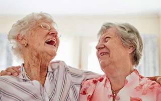 Seniors Laughing